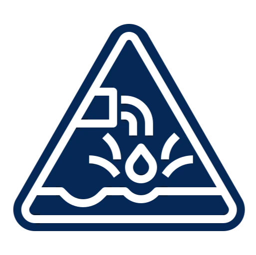 A corrosion icon